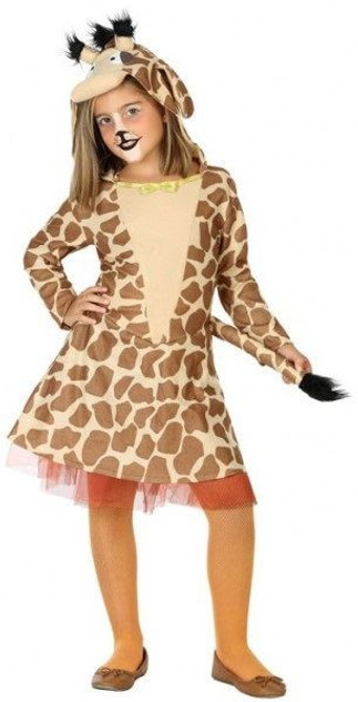 Girls Giraffe Fancy Dress Costume