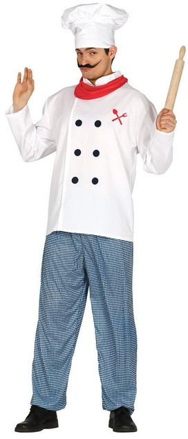 Mens Chef Fancy Dress Costume