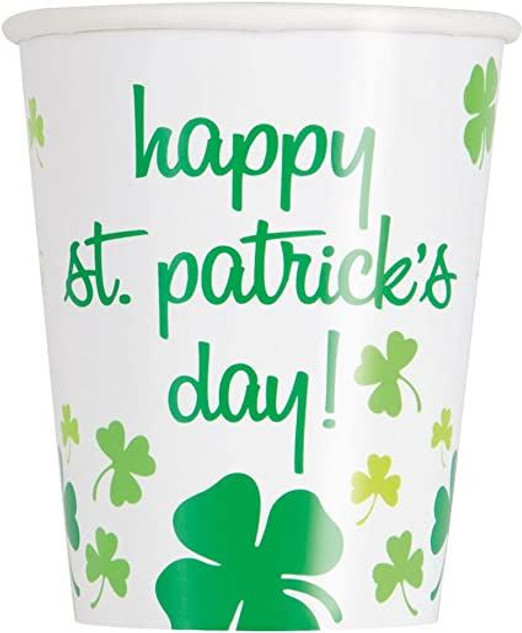8 Happy St. Patrick's Day Cups