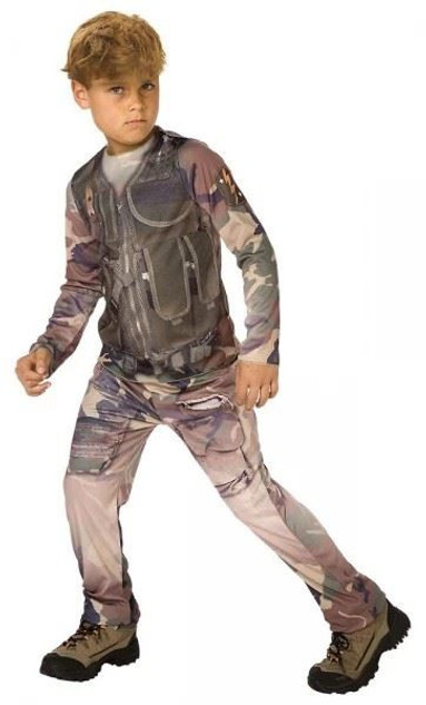 Boys Soldier Costume One Size