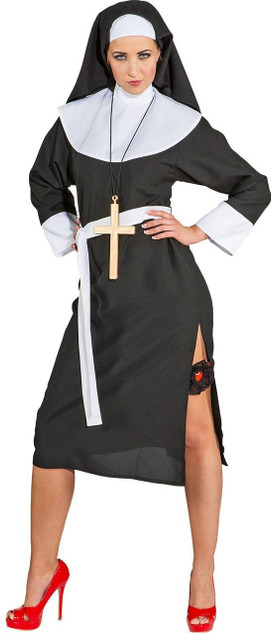 Ladies Sexy Nun Costume
