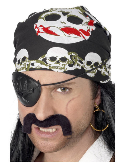 Black Pirate Bandana