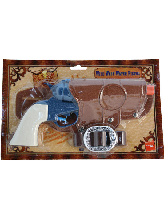 Western Water Pistol, Single Gun, Blue