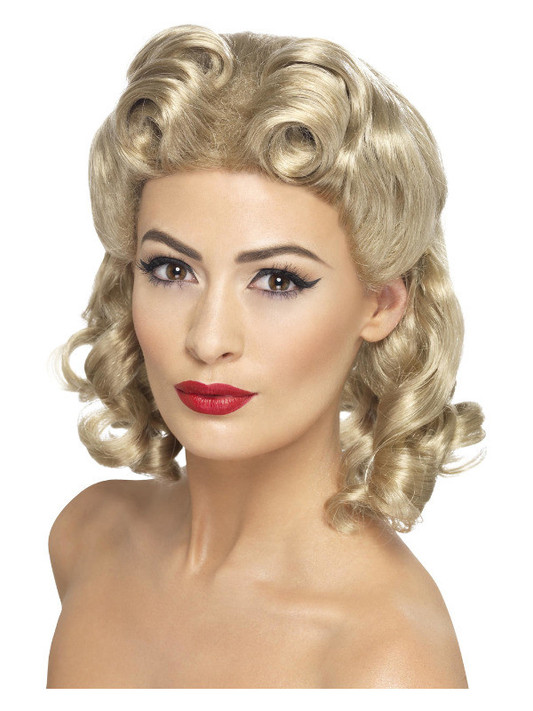 40s Sweetheart Wig, Blonde