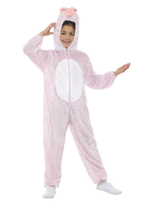 Pig Costume, Pink, Child