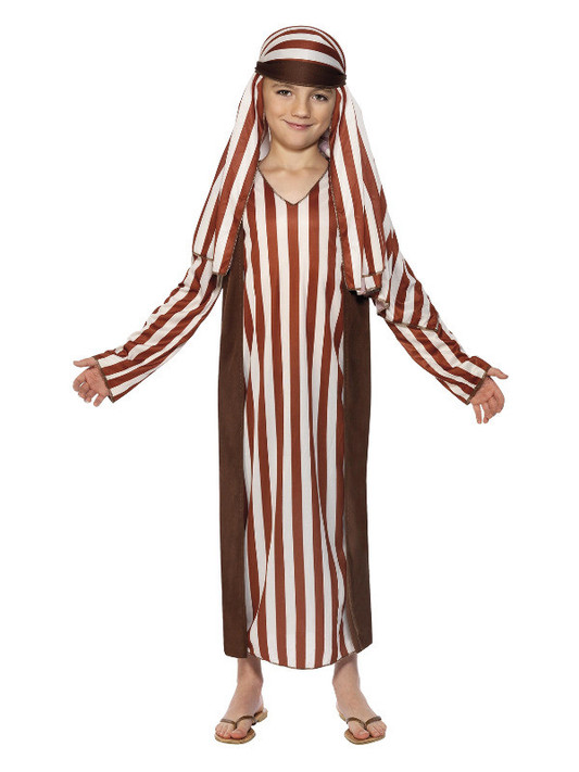 Shepherd Costume, Brown, Striped