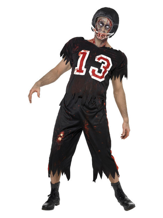 High School Horror American Footballer Costume, Bl