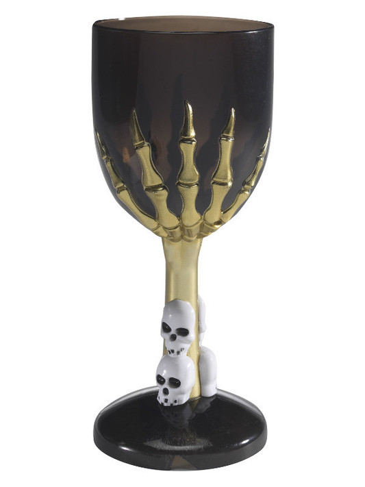 Gothic Wine Glass, Black