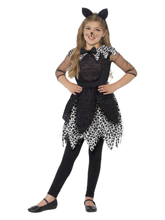 Deluxe Midnight Cat Costume, Black