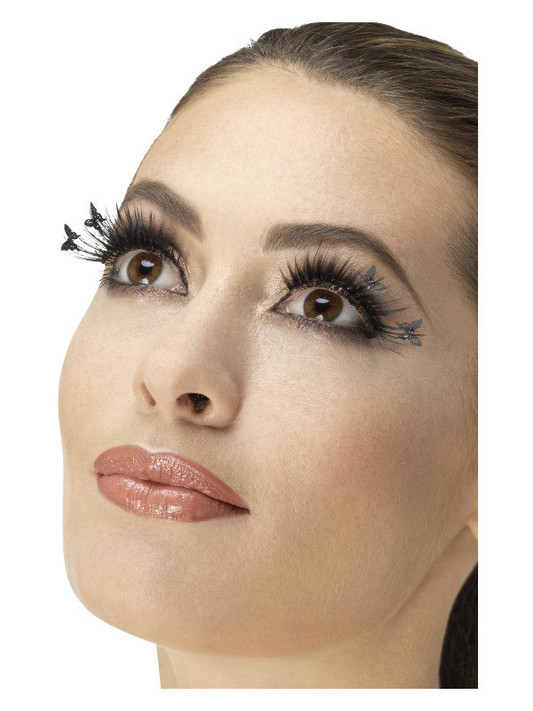 Eyelashes, Winged Butterfly, Black