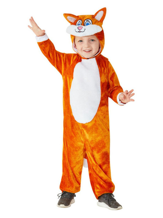 Toddler Cat Costume, Orange