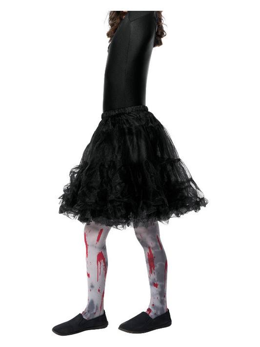 Zombie Dirt Tights, Child, Grey