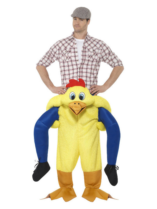 Piggyback Chicken Costume, Yellow