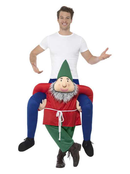 Piggyback Gnome Costume, Green