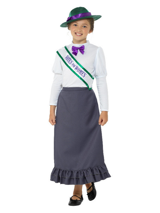 Victorian Suffragette Costume, Grey