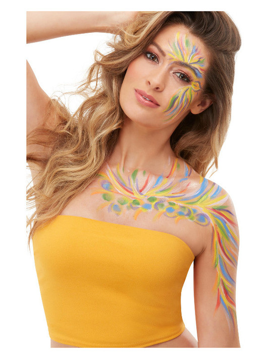 Smiffys Make-Up FX, Rainbow Festival Kit,