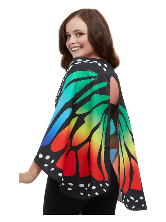 Monarch Butterfly Fabric Wings, Multi-Coloured