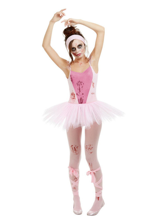 Zombie Ballerina Costume, Pink