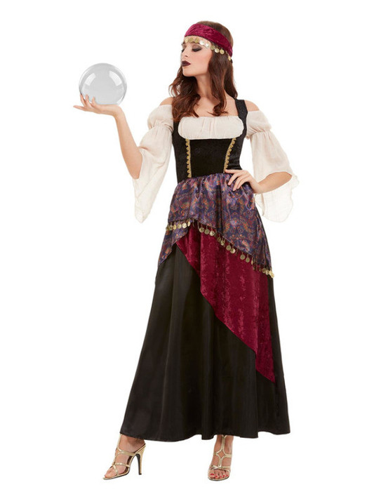 Deluxe Fortune Teller Costume, Black