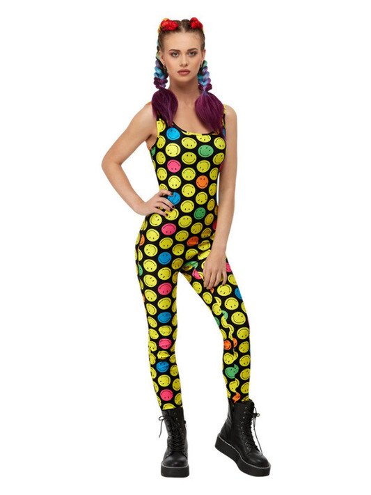 Smiley Unitard, Multi-Coloured