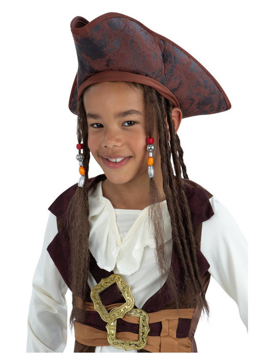 Pirate Hat, with Dreadlocks