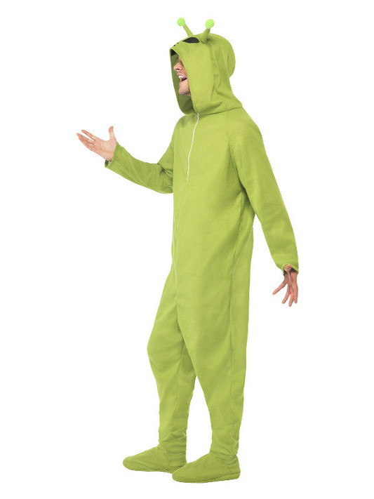 Alien Costume, Green, Adult