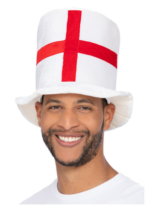 Deluxe England Flag Top Hat