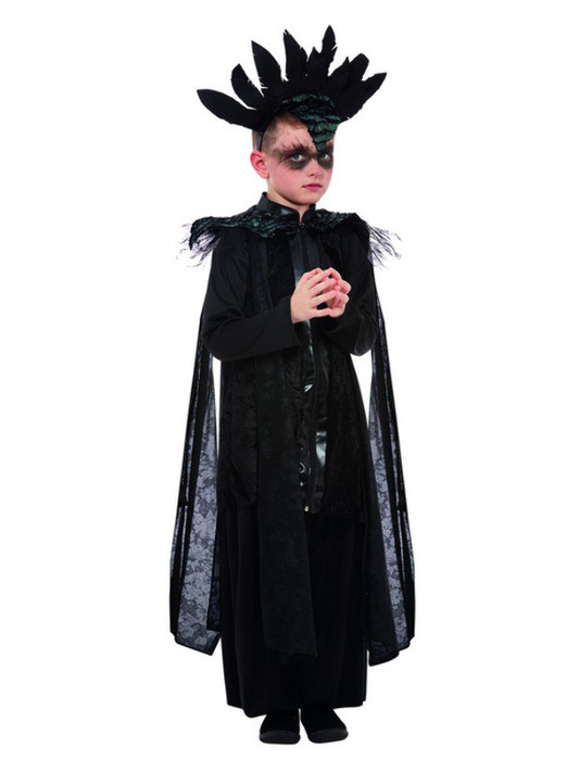 Deluxe Raven Prince Costume, Black