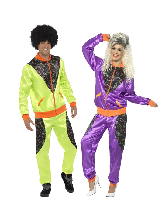 Retro Shell Suit Couples Costume
