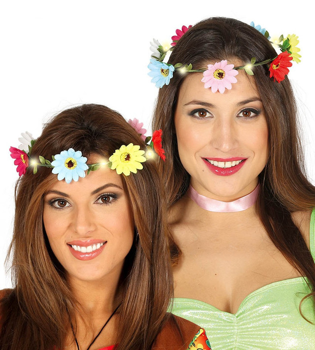 Ladies Light Up Festival Flower Hairband