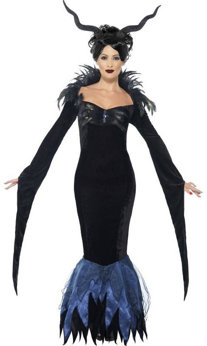 Ladies Demon Queen Fancy Dress Costume