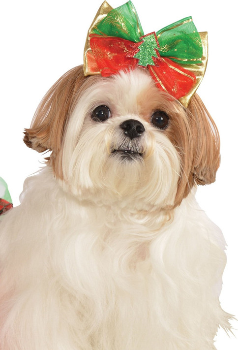 Dog Christmas Tree Hair Bow