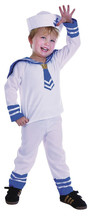 Toddler Boys Sailor Fancy Dress Costume