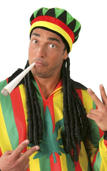 Adults Jamaican Hat With Braids