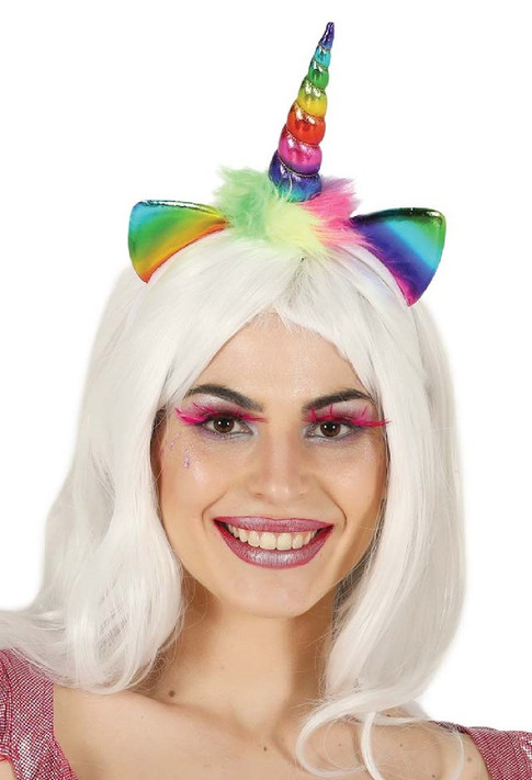 Ladies Rainbow Unicorn Hairband