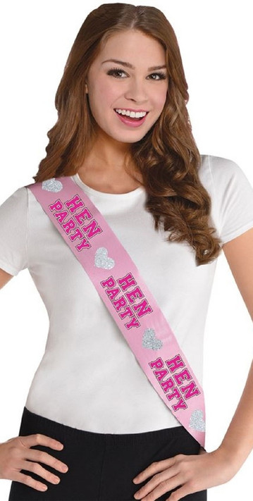 Pack Of 8 Ladies Hen Party Sashes