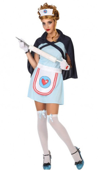 Ladies Nurse Fancy Dress Costume 1