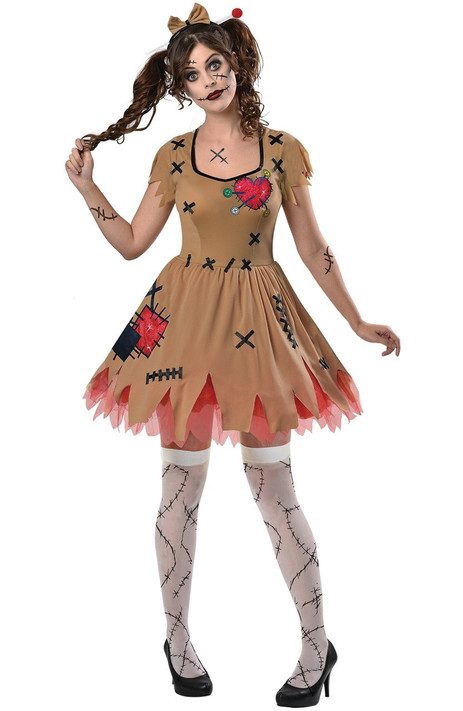 Ladies Miss Voodoo Fancy Dress Costume