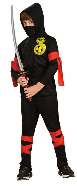 Boys Ninja Fancy Dress Costume