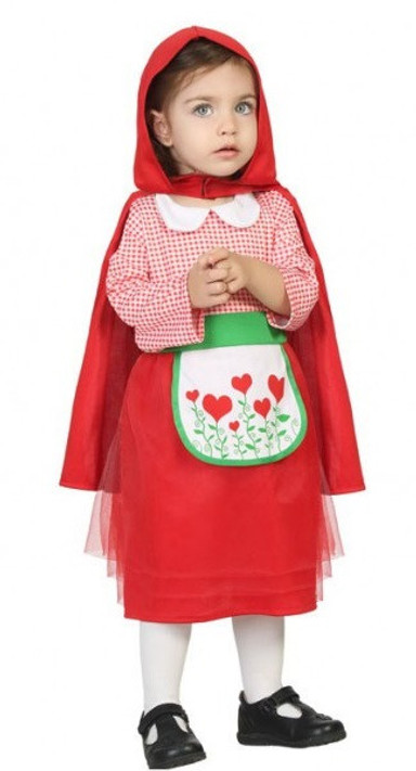 Baby Girls Little Red Riding Hood Fancy Dress Costume