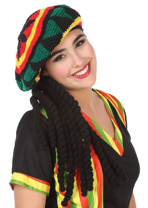 Adults Jamaican Dreadlock Hat