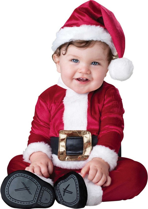 Baby Father Christmas Fancy Dress Costume