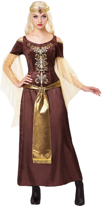 Ladies Dragon Queen Fancy Dress Costume