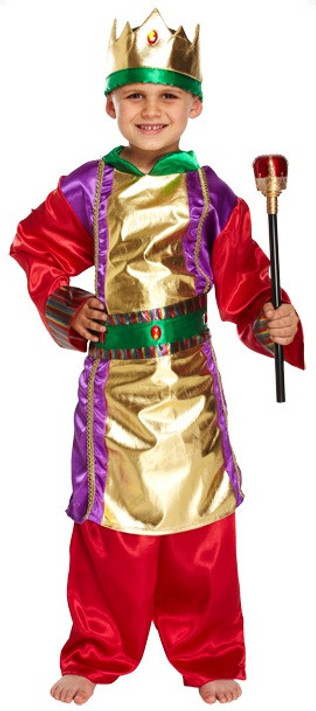 Boys Nativity King Fancy Dress Costume