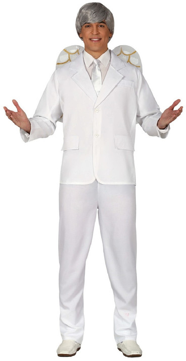 Mens Smart Angel Fancy Dress Costume