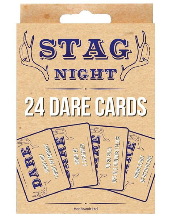 Stag Night Fun Party Dare Cards
