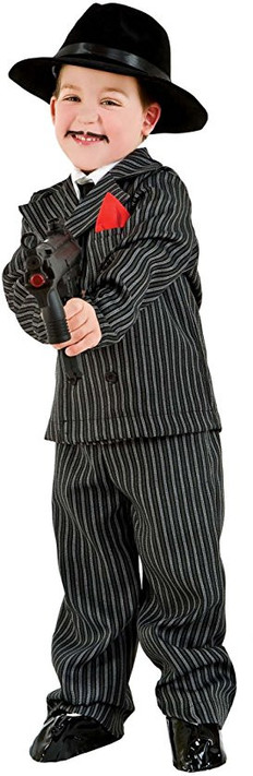 Boys Deluxe Gangster Fancy Dress Costume