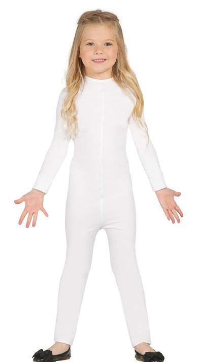 Child's White Bodysuit Fancy Dress Costume