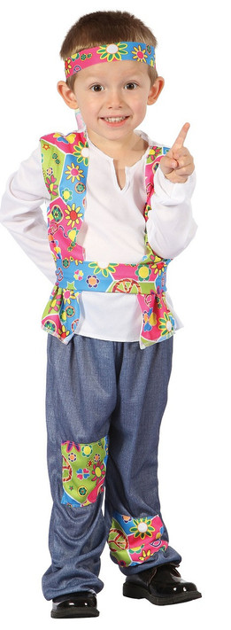 Toddler Hippie Fancy Dress Costume