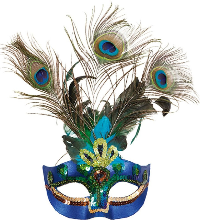 Ladies Peacock Masquerade Mask